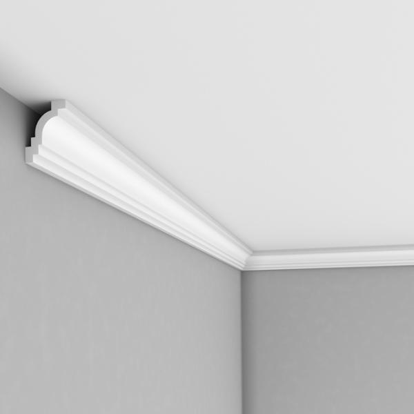 Carnisă pentru tavan MARDOM DECOR MDB142 Styrofoam / 2400 mm photo 1