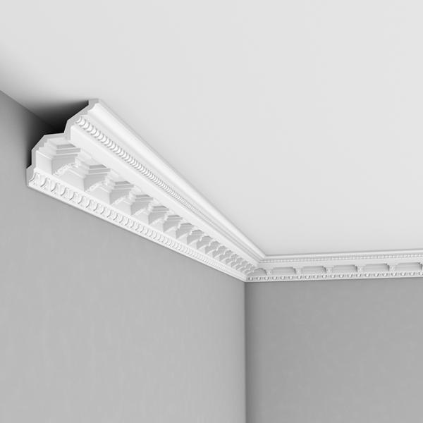 Carnisă pentru tavan MARDOM DECOR MDA067 Styrofoam / 2400 mm photo 1