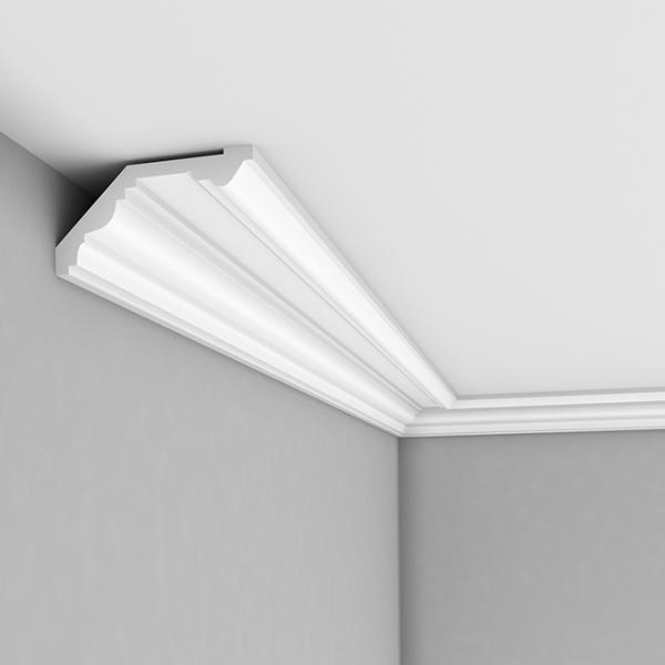 Carnisă pentru tavan MARDOM DECOR MDB121 Styrofoam / 2400 mm photo 1