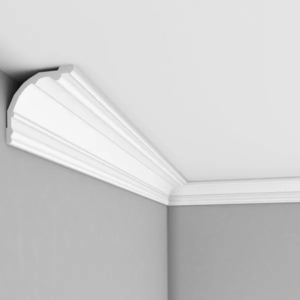 Carnisă pentru tavan MARDOM DECOR MDB128 Styrofoam / 2400 mm photo 1