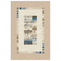 Ковер Covoare Ungheni Delta Бежевый / Полипропилен