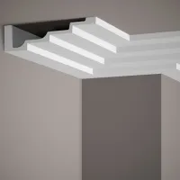 Плинтус потолочный MARDOM DECOR MDB130 Полиуретан / 2000 мм