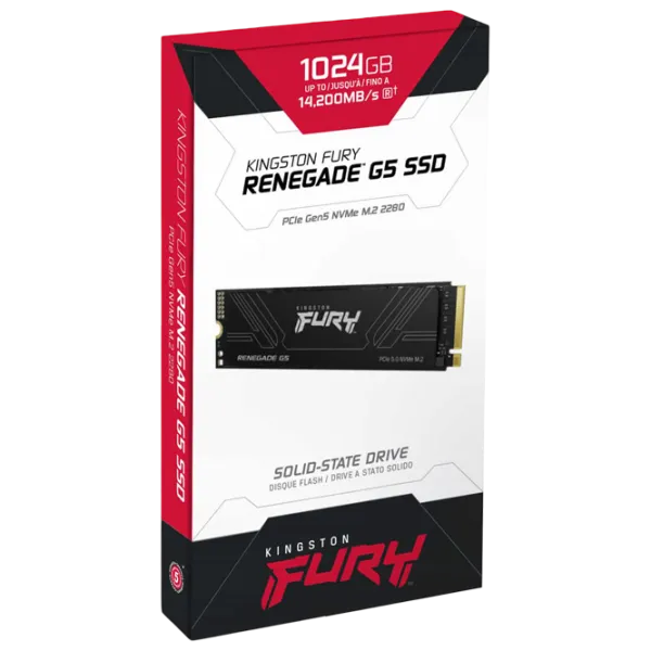 SSD Kingston Fury Renegade G5 1 ТБ M.2 NVMe photo 4 SSD Kingston Fury Renegade G5 1 ТБ M.2 NVMe photo 4