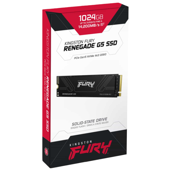 SSD Kingston Fury Renegade G5 1 ТБ M.2 NVMe photo 4 SSD Kingston Fury Renegade G5 1 ТБ M.2 NVMe photo 4