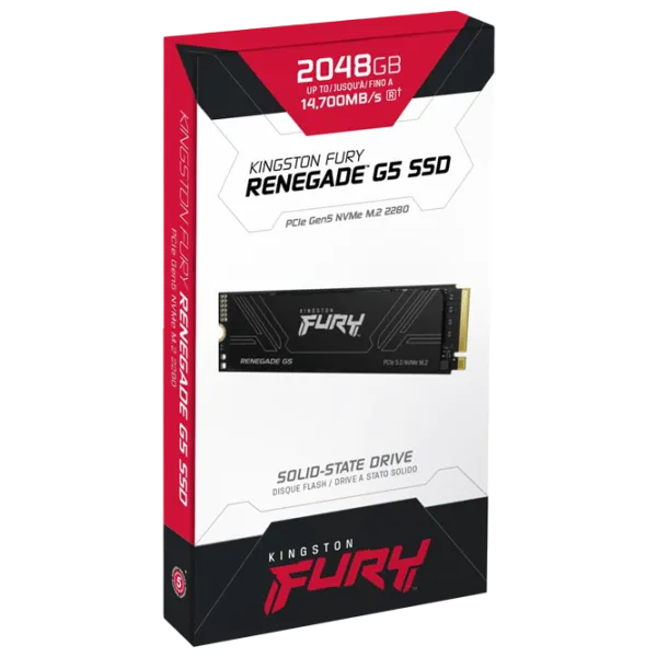 SSD Kingston Fury Renegade G5 2 ТБ M.2 NVMe photo 4 SSD Kingston Fury Renegade G5 2 ТБ M.2 NVMe photo 4