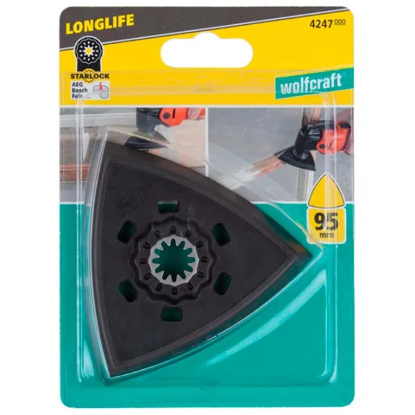 Placă de șlefuit Wolfcraft 4247000 Black / Plastic photo 2