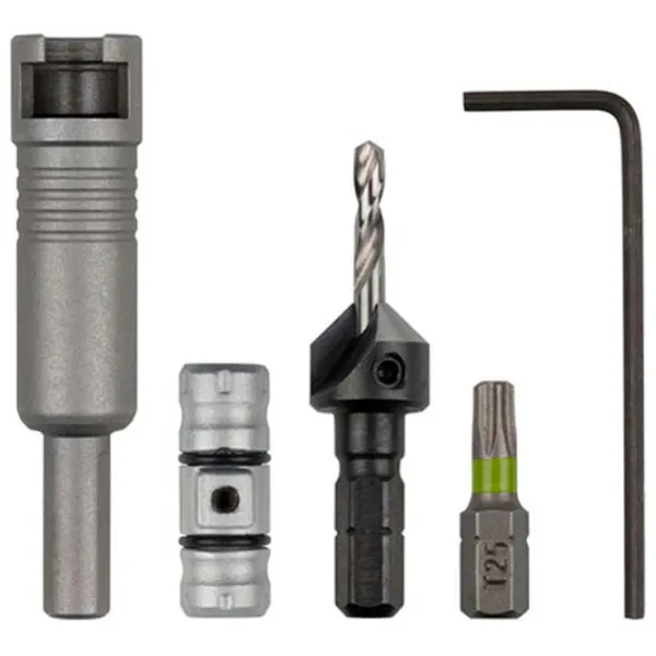 Набор насадок Wolfcraft 3082000 Черный / Пластик photo 1