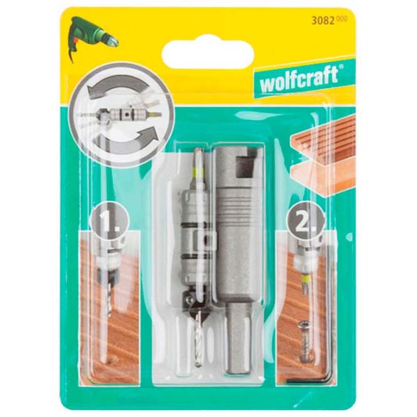 Набор насадок Wolfcraft 3082000 Черный / Пластик photo 2