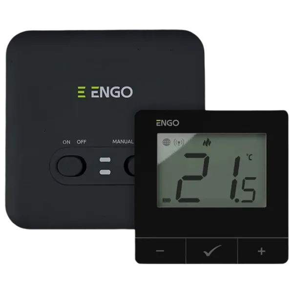 Termostat ENGO E20i-B Pentru radiator / Baterie photo 1