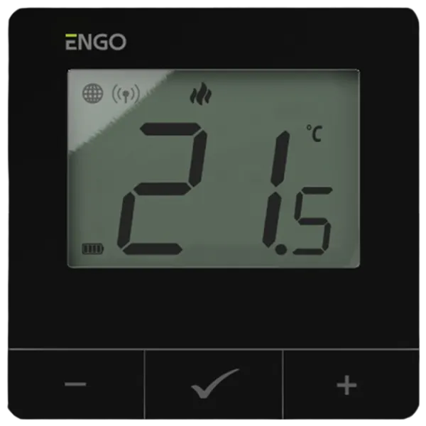 Termostat ENGO E20i-B Pentru radiator / Baterie photo 2