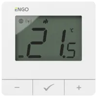 Termostat ENGO E20i-W Pentru radiator / Baterie photo 2