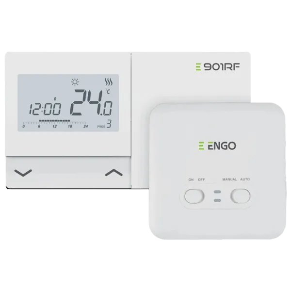 Termostat ENGO E901-RF Pentru sisteme de încălzire / Baterie photo 1