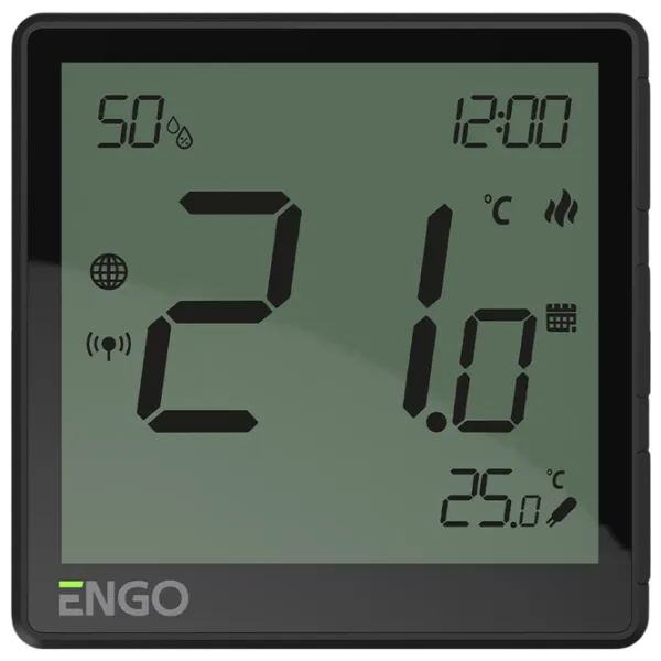 Termostat ENGO EONE-230B ZigBee pentru pardosea / Rețea photo 1