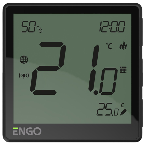 Termostat ENGO EONE-230B ZigBee pentru pardosea / Rețea photo 1