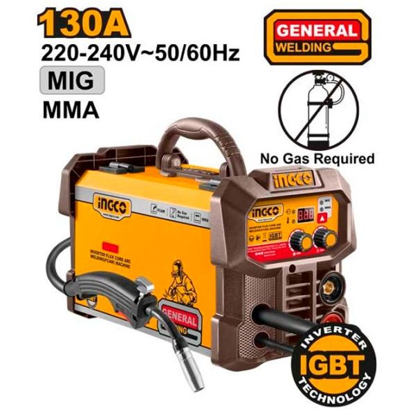 Aparat de sudat INGCO ING-FC13018 230 V cu electrod (MMA) / Orange photo 2