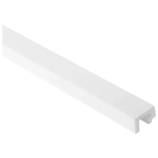 Panou pentru pereți MARDOM DECOR Lamelli Left end White / PolyForce photo 1