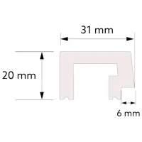 Panou pentru pereți MARDOM DECOR Lamelli Left end Classic Oak / PolyForce photo 2