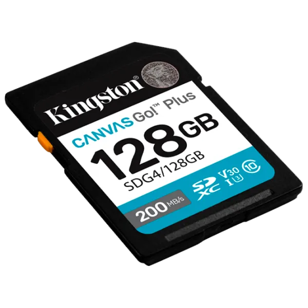 Карта памяти Kingston Canvas Go! Plus Gen 4 128 ГБ SD / UHS-I (U3) photo 2