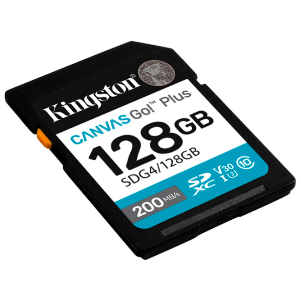 Карта памяти Kingston Canvas Go! Plus Gen 4 128 ГБ SD / UHS-I (U3) photo 2