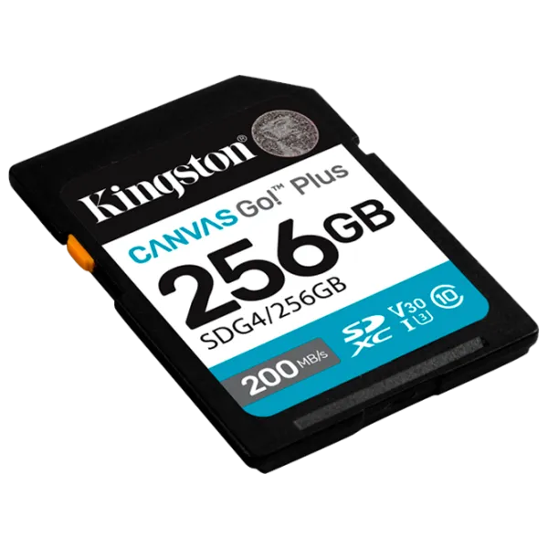 Карта памяти Kingston Canvas Go! Plus Gen 4 256 ГБ SD / UHS-I (U3) photo 2