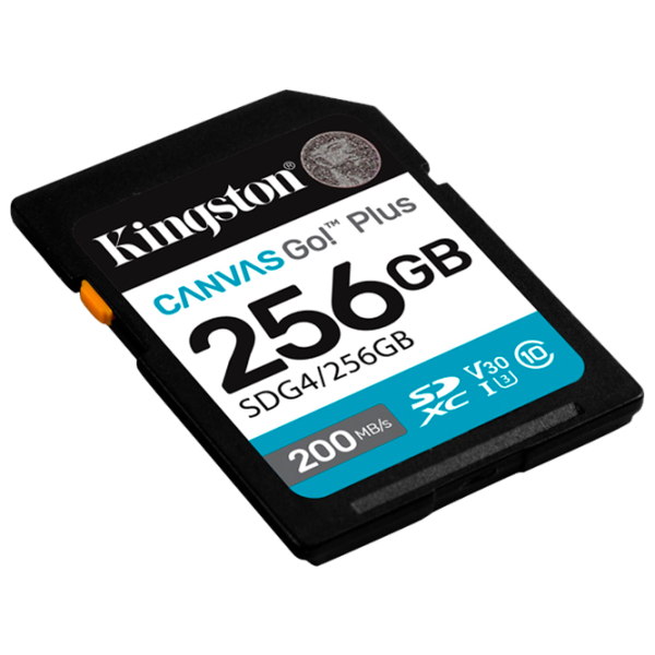 Карта памяти Kingston Canvas Go! Plus Gen 4 256 ГБ SD / UHS-I (U3) photo 2