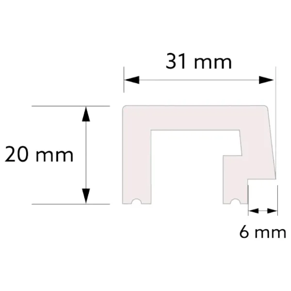 Panou pentru pereți MARDOM DECOR Lamelli Left end Gray Oak / PolyForce photo 2