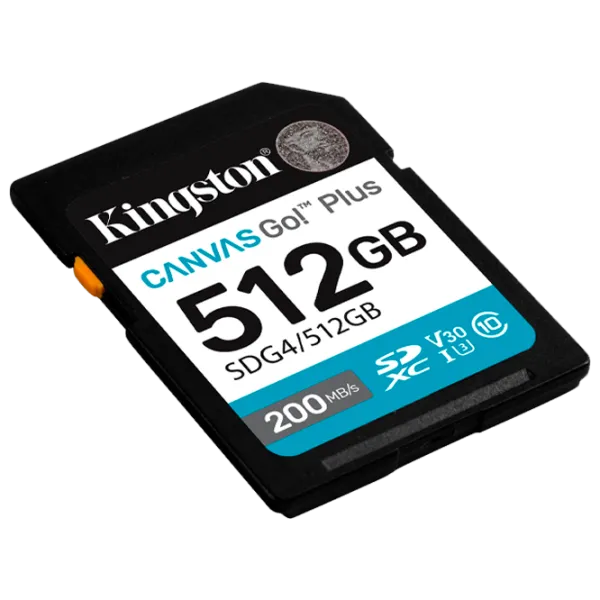 Карта памяти Kingston Canvas Go! Plus Gen 4 512 ГБ SD / UHS-I (U3) photo 2