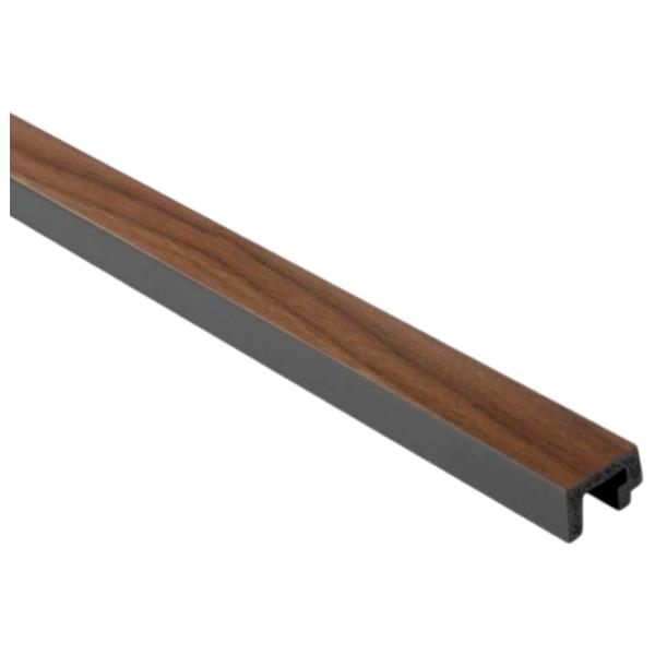 Panou pentru pereți MARDOM DECOR Lamelli Left end Dark Oak / PolyForce photo 1