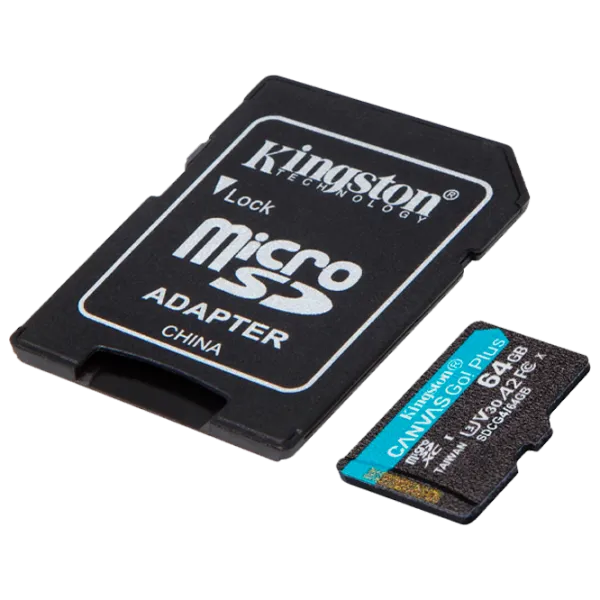 Карта памяти Kingston Canvas Go! Plus Gen 4 64 ГБ MicroSD / UHS-I (U3) photo 2
