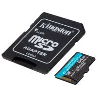 Card memorie Kingston Canvas Go! Plus Gen 4 64 GB MicroSD / UHS-I (U3) photo 2
