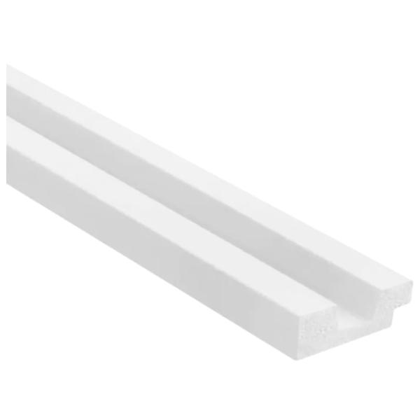 Panou pentru pereți MARDOM DECOR Lamelli Left end White / PolyForce photo 1