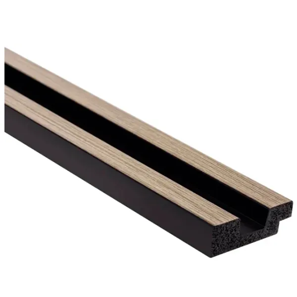 Panou pentru pereți MARDOM DECOR Lamelli Left end Gray Oak / PolyForce photo 1