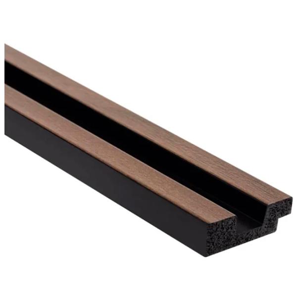 Panou pentru pereți MARDOM DECOR Lamelli Left end Dark Oak / PolyForce photo 1