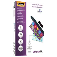 Film pentru laminator Fellowes ImageLast A4 80 Micron Gloss , A4 photo 2