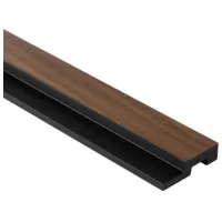 Настенные панели MARDOM DECOR Lamelli Right end Темный дуб / PolyForce