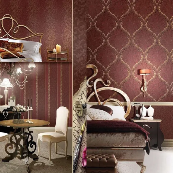 Tapete Parato Angelica Red Beige / Decor photo 2