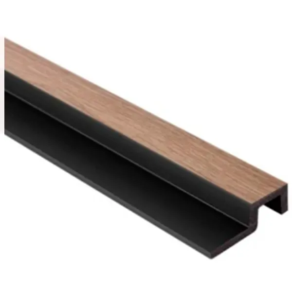 Panou pentru pereți MARDOM DECOR Lamelli Right end Gray Oak / PolyForce photo 1