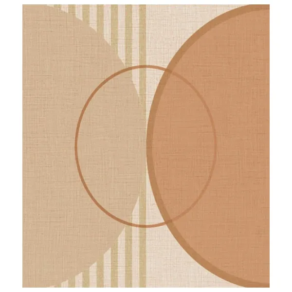 Tapete Parato Immagina Brown Beige / Geometric photo 1