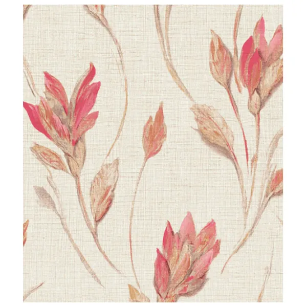 Обои Parato Immagina Beige Red / Флористика photo 1