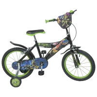 Bicicletă Dino Bikes Ninja 16"  Oțel / Black Green