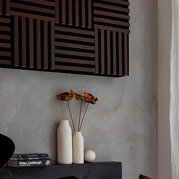 Panou pentru pereți Marbet WL Lamele Dark Oak / MDF photo 2