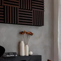 Panou pentru pereți Marbet WL Lamele Dark Oak / MDF photo 2