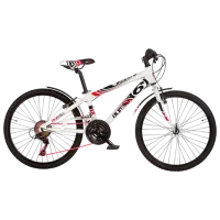 Bicicletă Dino Bikes Fast Boy 24"  Oțel / White Black