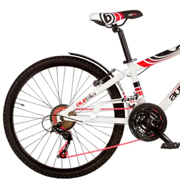 Велосипед Dino Bikes Fast Boy 24"  Сталь / Белый Черный photo 3