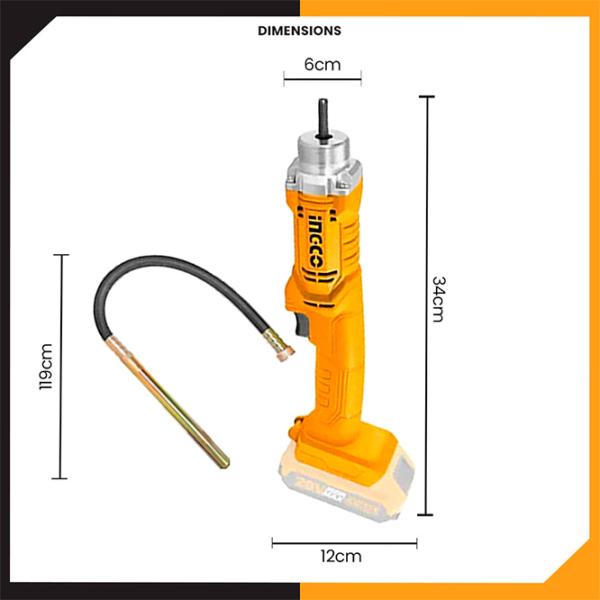 Vibrator de beton INGCO CCVLI202301 Yellow /  photo 3