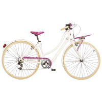 Bicicletă Dino Bikes Street Lady 28"  Oțel / White Pink