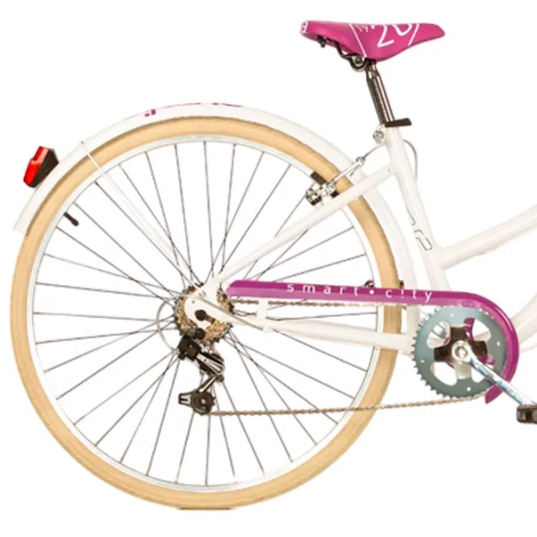 Велосипед Dino Bikes Street Lady 28"  Сталь / Белый Pink photo 2 Велосипед Dino Bikes Street Lady 28"  Сталь / Белый Pink photo 2