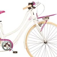 Bicicletă Dino Bikes Street Lady 28" Oțel / White Pink photo 4