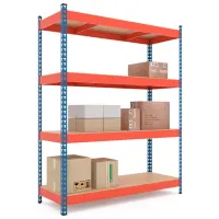 Etajeră Nex Home Titan Blue-Orange / MDF photo 2