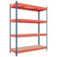 Etajeră Nex Home Titan Blue-Orange / MDF